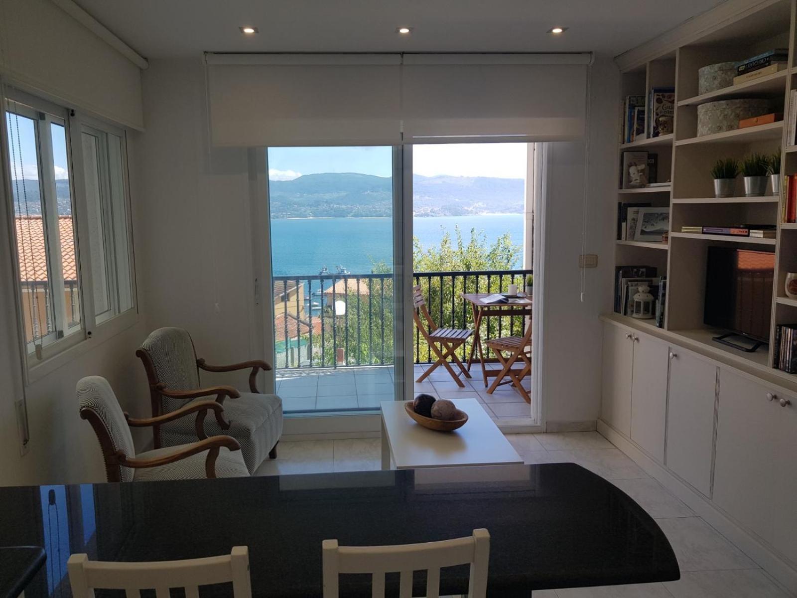 Coqueto Apartamento En Raxo, Sanxenxo Kültér fotó