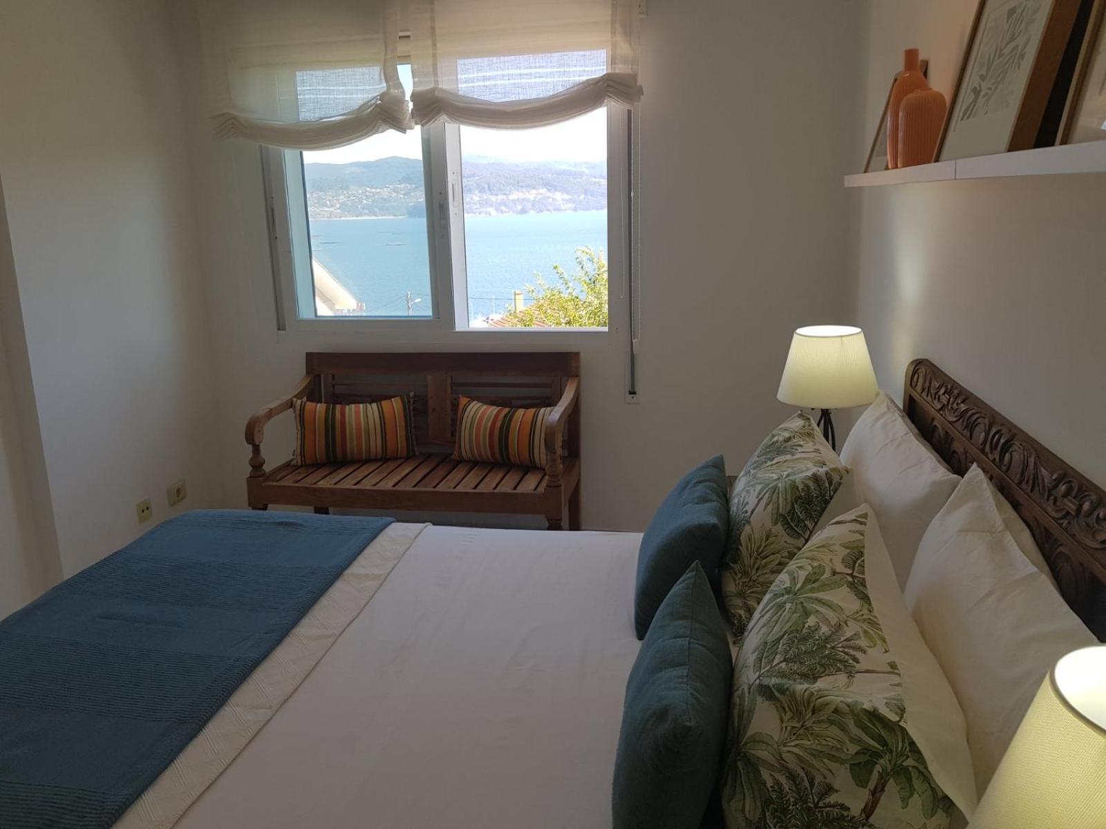 Coqueto Apartamento En Raxo, Sanxenxo Szoba fotó